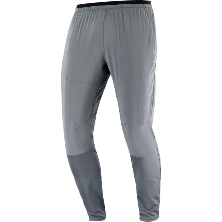 Salomon Cross Run Men's Sport Pants Grey | CA 89K76